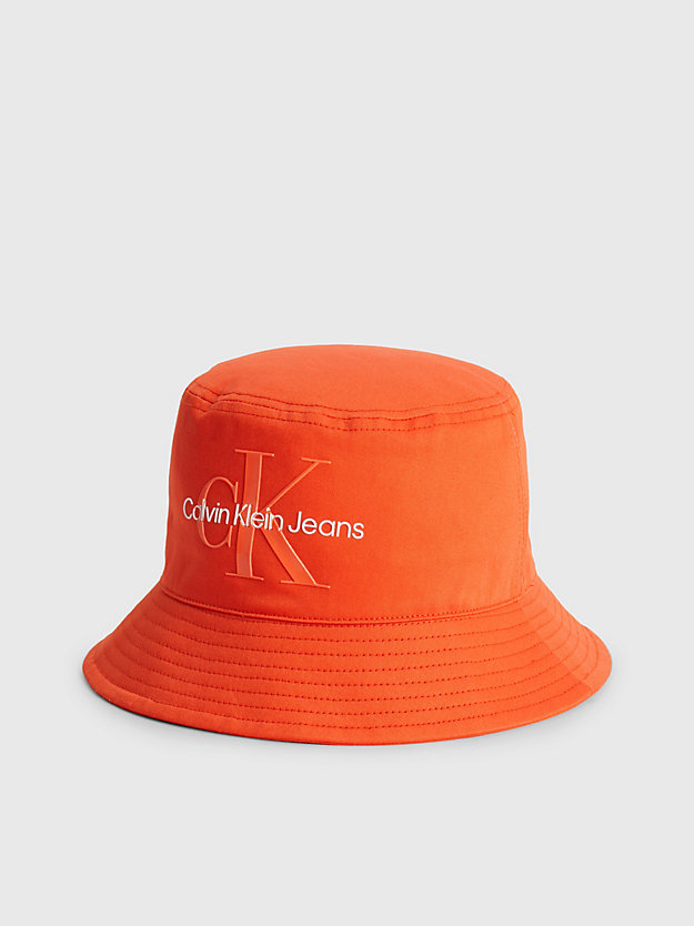 POPPY Kapelusz typu Bucket Hat z bawełny organicznej dla Kobiety CALVIN KLEIN JEANS