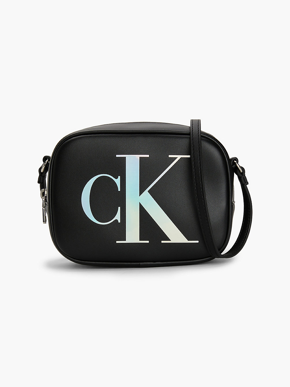 FASHION BLACK Iridescent Logo Crossbody Bag undefined women Calvin Klein