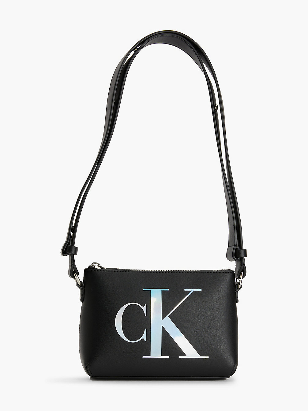 FASHION BLACK Schillernde Crossbody Bag Mit Logo undefined Damen Calvin Klein