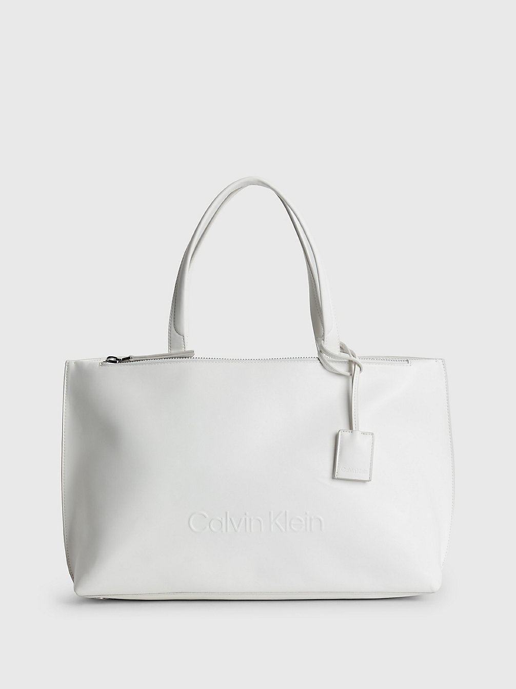 BRIGHT WHITE Recycled Tote Bag undefined women Calvin Klein