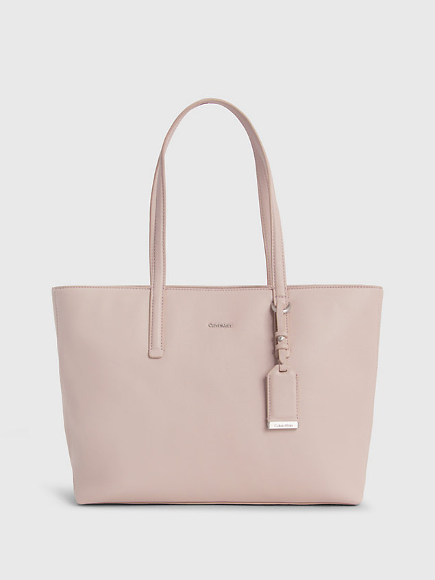  faux leather tote bag for women calvin klein