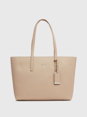 Calvin klein leather clearance tote bag