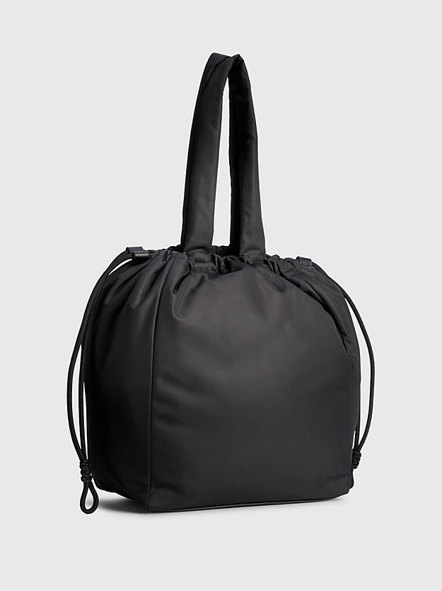ck black recycled tote bag for women calvin klein