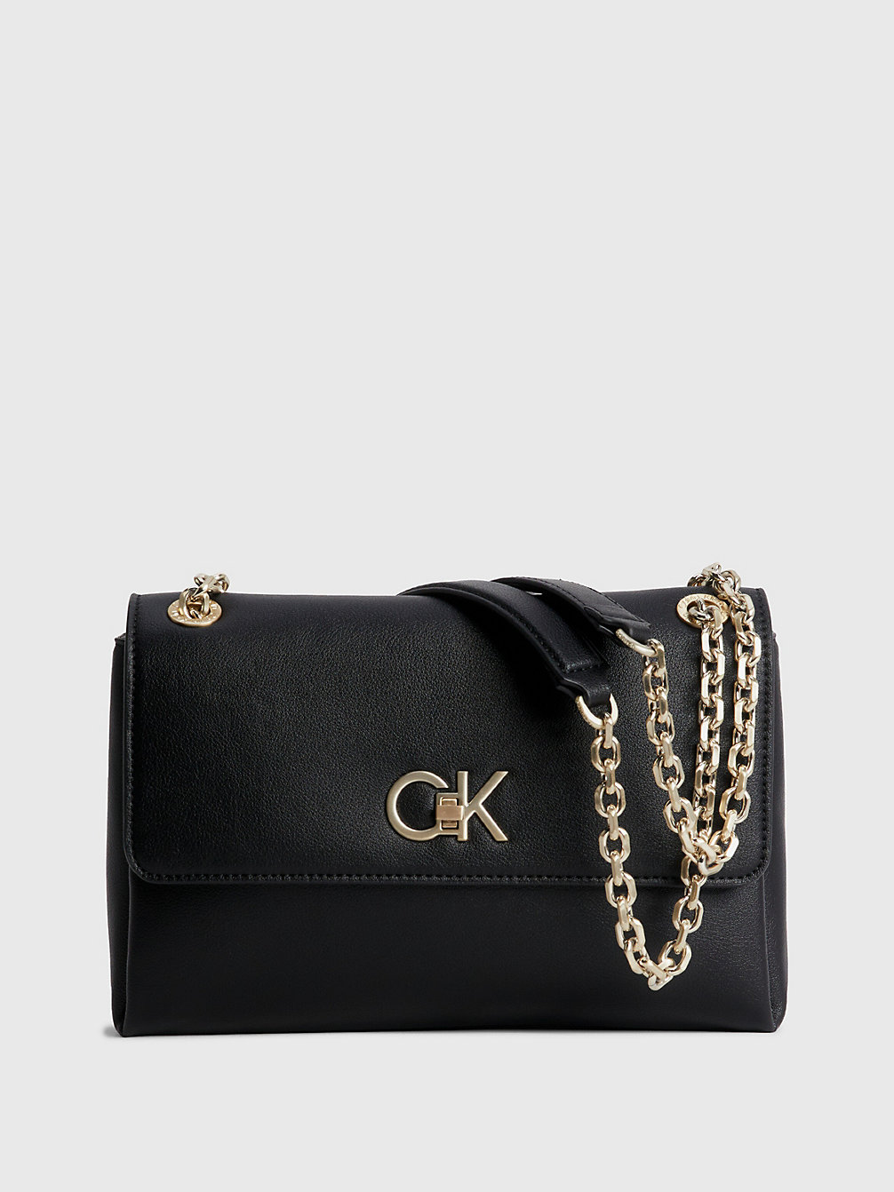 CK BLACK Wandelbare Schultertasche Aus Recycling-Material undefined Damen Calvin Klein
