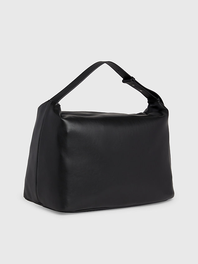 black duża miękka torba na ramię dla kobiety - calvin klein