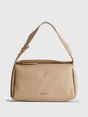 Calvin Klein Soft Recycled Shoulder Bag - One Size - Black - Women