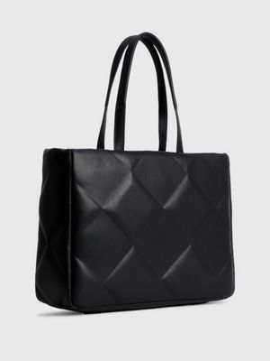 fluit Vleien mannetje Large Quilted Tote Bag Calvin Klein® | K60K610761BAX