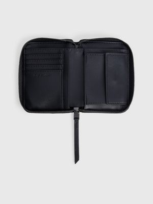 Doorgestikte RFID-portemonnee met rits Calvin Klein® | K60K610785BAX