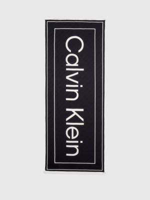 Klein® Calvin Jacquard Scarf | Logo K60K610814BEH