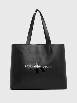 Bolso Tote Grande Acolchado Mujer Negro Calvin Klein CALVIN KLEIN