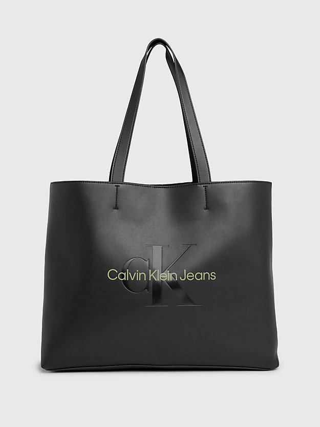 black/dark juniper slim tote bag for women calvin klein jeans