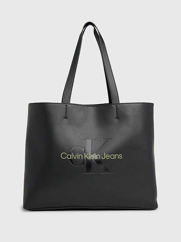 black wąska torba tote dla kobiety - calvin klein jeans