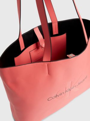 Calvin klein pink outlet tote