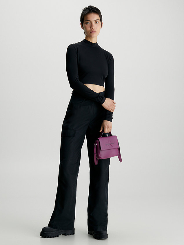 purple crossbody bag for women calvin klein jeans