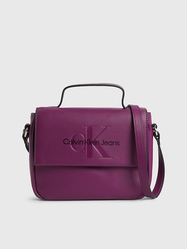 purple crossbody bag for women calvin klein jeans