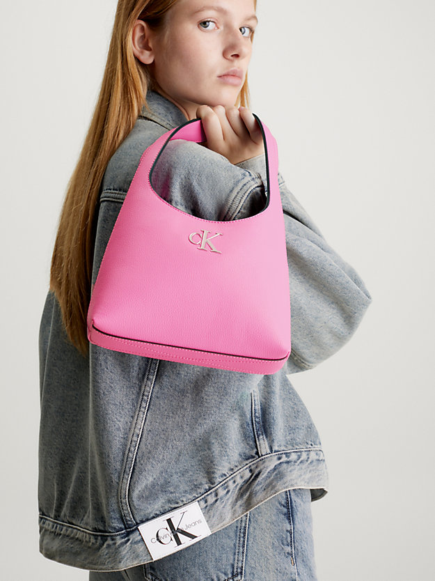 pink amour shoulder bag for women calvin klein jeans