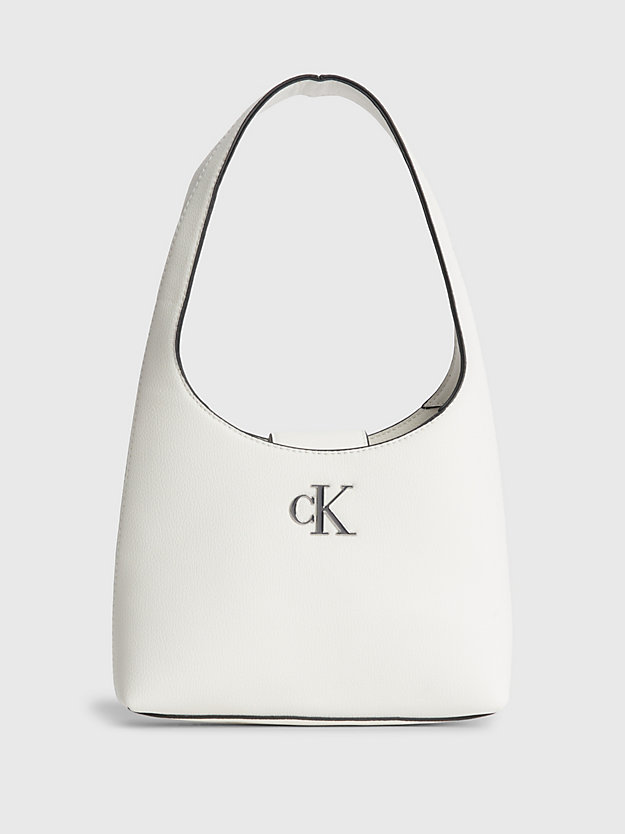 BRIGHT WHITE Recycled Shoulder Bag for women CALVIN KLEIN JEANS