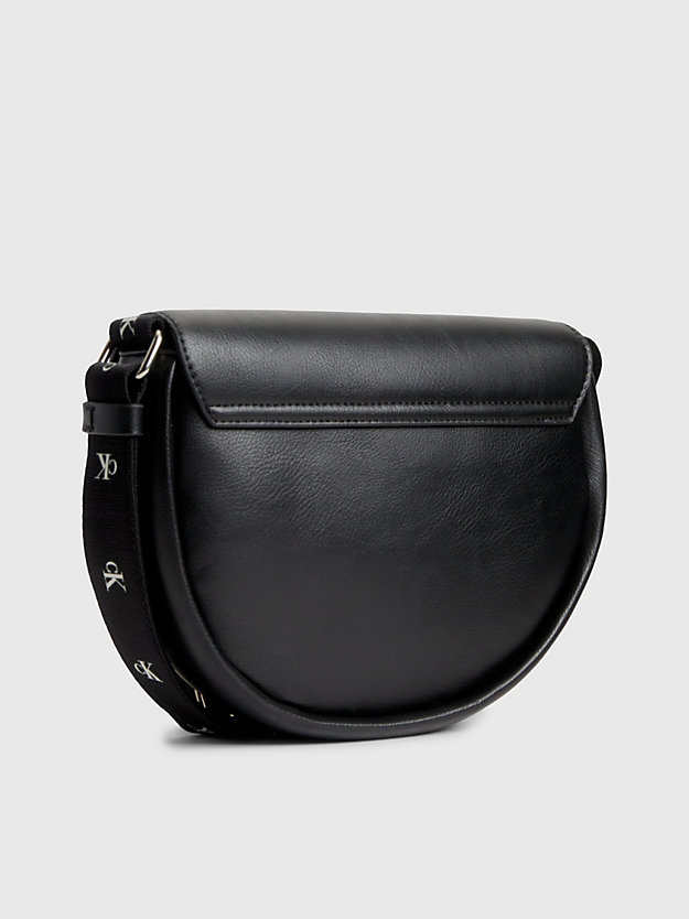 BLACK Recycled Round Crossbody Bag for women CALVIN KLEIN JEANS