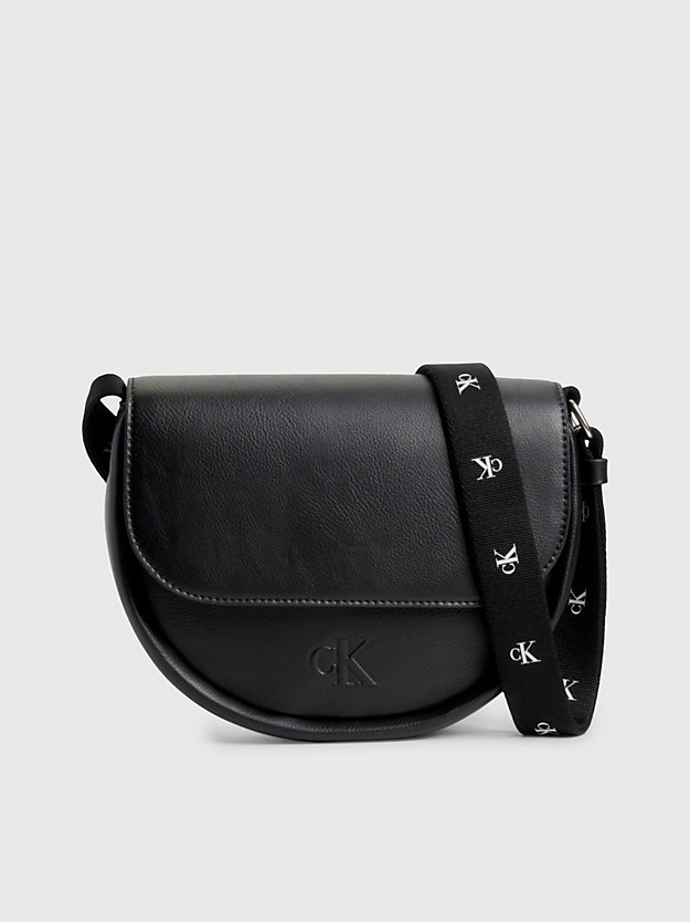 BLACK Recycled Round Crossbody Bag for women CALVIN KLEIN JEANS