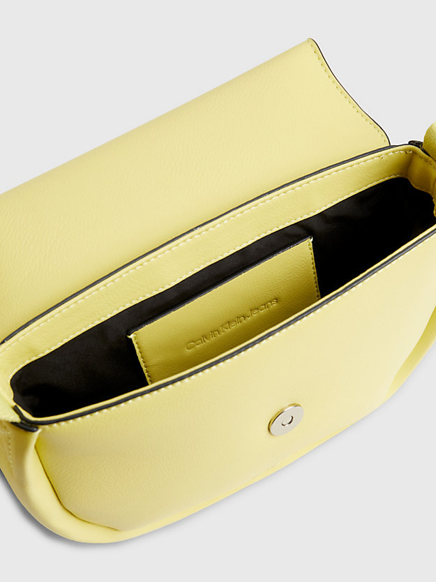 YELLOW SAND Recycled Round Crossbody Bag for women CALVIN KLEIN JEANS