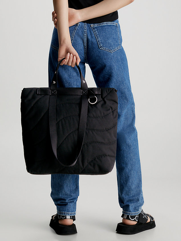 bolso tote reciclado black de mujer calvin klein jeans