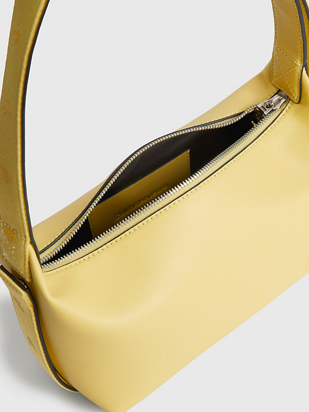 YELLOW SAND Recycled Shoulder Bag for women CALVIN KLEIN JEANS
