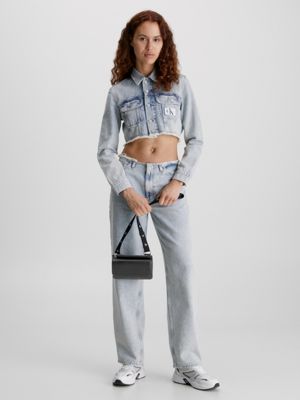 BLACK Recycled Crossbody Phone Bag for women CALVIN KLEIN JEANS