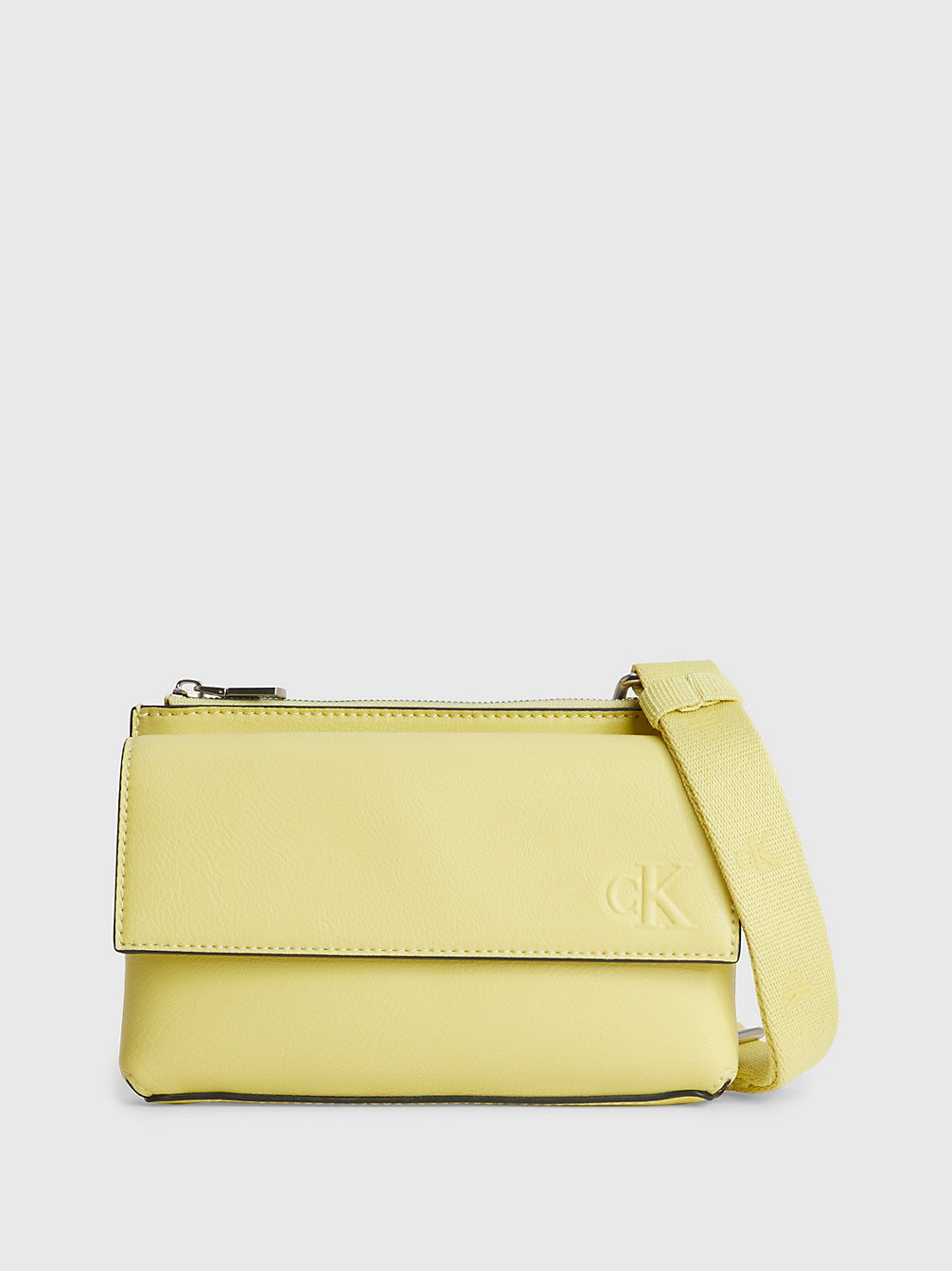 YELLOW SAND Recycled Crossbody Phone Bag undefined women Calvin Klein