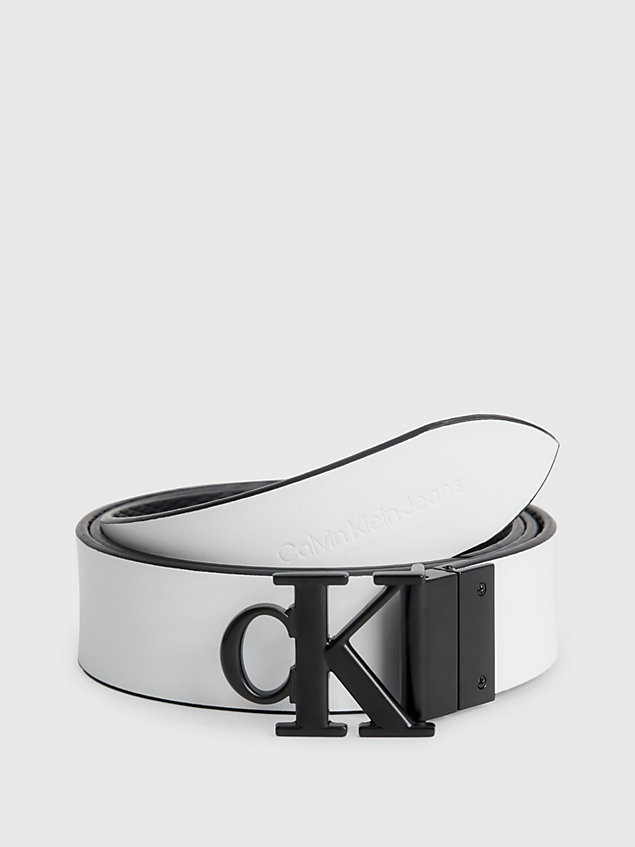 ceinture réversible avec logo black pour femmes calvin klein jeans