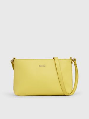 Calvin klein yellow crossbody bag new arrivals