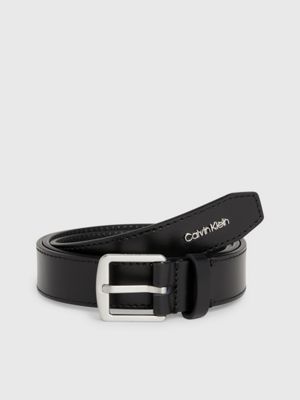 cintura in pelle black da donna calvin klein