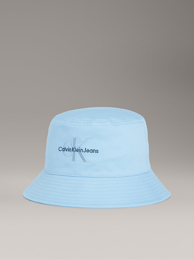 blue shadow twill bucket hat for women calvin klein jeans