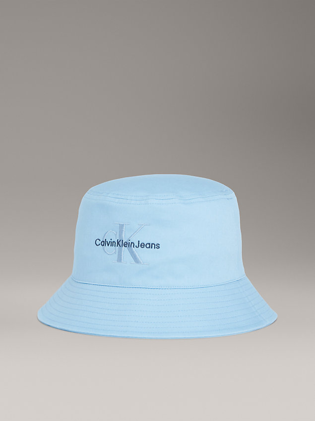 blue twill bucket hat for women calvin klein jeans