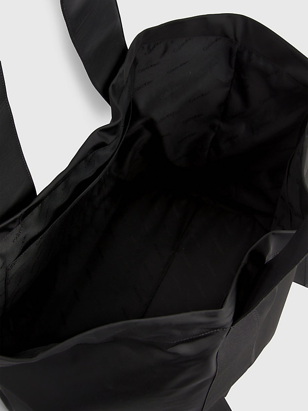 black extra große tote-bag für damen - calvin klein