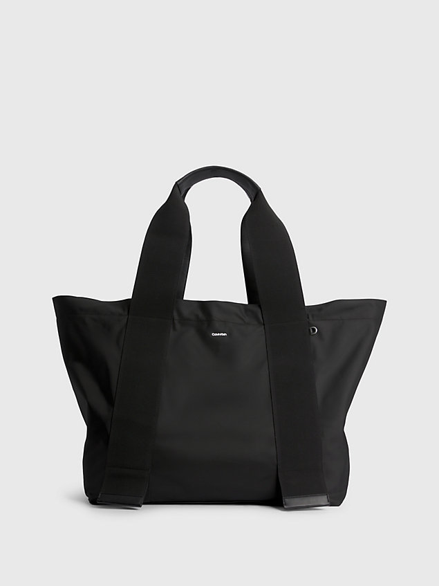 black bardzo duża torba tote dla kobiety - calvin klein