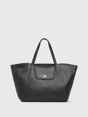 CALVIN KLEIN Damen Tote Bag aus Canvas in Grau