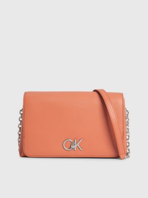 Sac bandoulière Calvin Klein orange pour femme - Toujours au meille