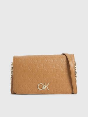 Faux Leather Shoulder Bag Calvin Klein®