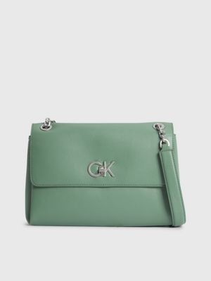 Calvin Klein Women's Green Shoulder Bags