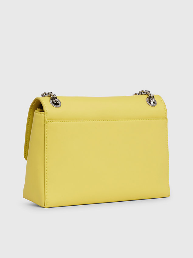 yellow convertible shoulder bag for women calvin klein