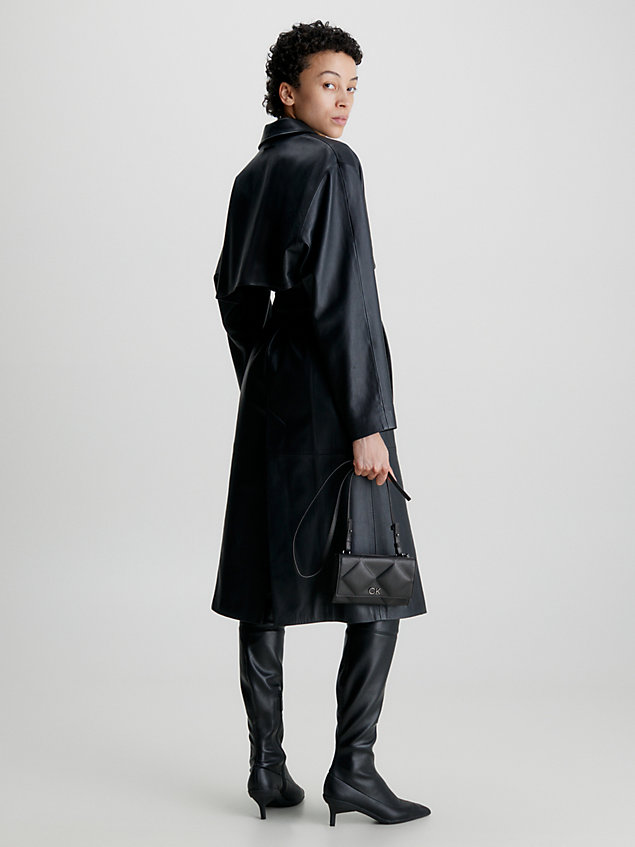 black quilted crossbody mini bag for women calvin klein