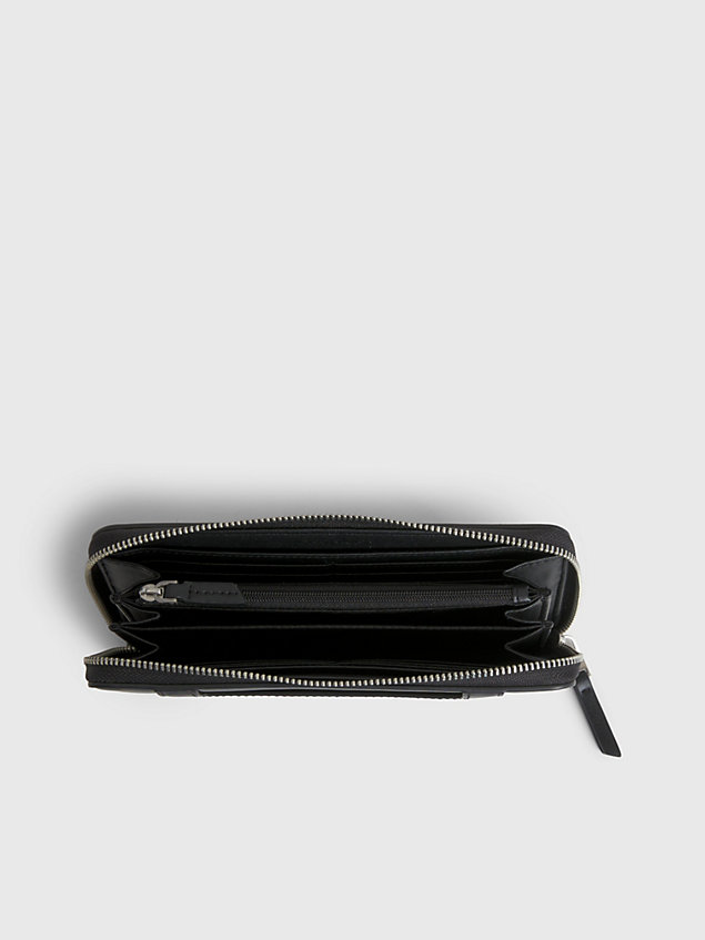 black large rfid wallet for women calvin klein