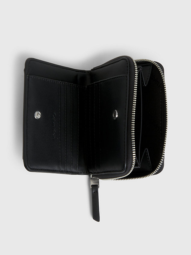 black small rfid wallet for women calvin klein