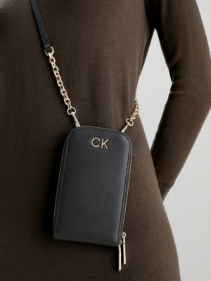 Calvin klein deals crossbody wallet