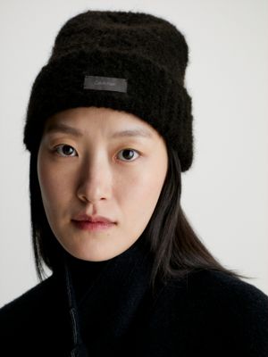 Calvin klein black outlet beanie