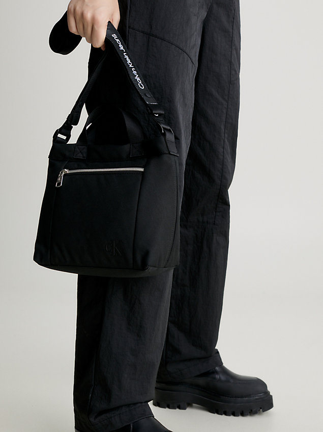 black kleine tote bag voor dames - calvin klein jeans