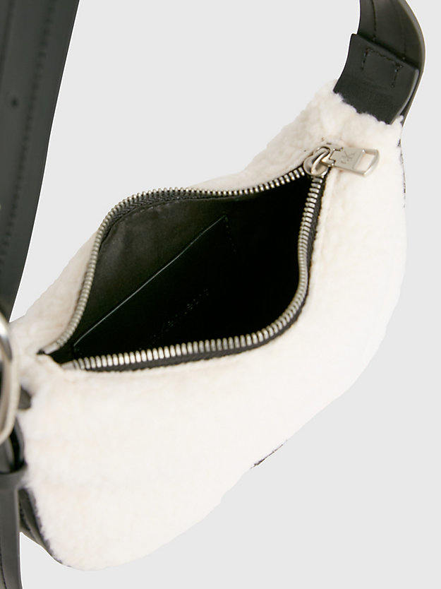 sherpa kleine sherpa schoudertas voor dames - calvin klein jeans