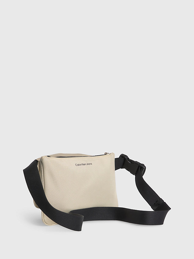 beige recycled bum bag for women calvin klein jeans