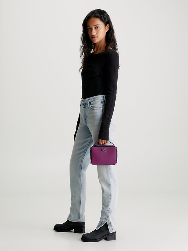 amaranth crossbody bag for women calvin klein jeans