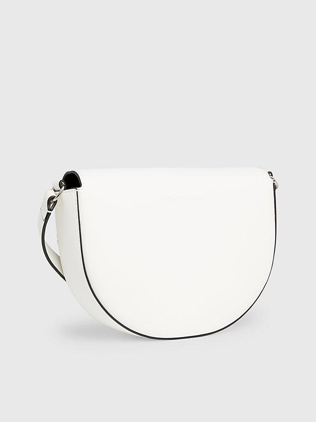 sac en bandoulière white/silver logo pour femmes calvin klein jeans